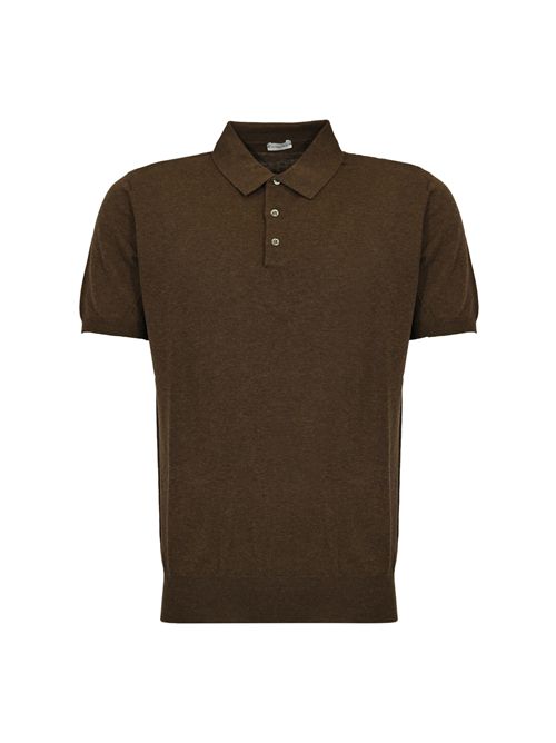 Polo in cotone Dark Brown Caruso | MK56Y POLO 7002570520